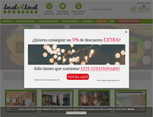 Tablet Screenshot of ledviled.es